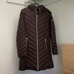 Michael Kors Quilted Nylon Packable Down Puffer Coat